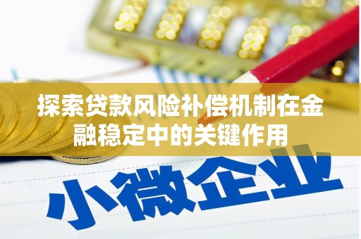 龙南探索贷款风险补偿机制在金融稳定中的关键作用