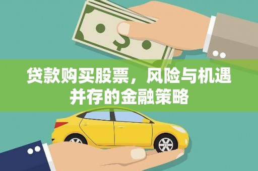 龙南贷款购买股票，风险与机遇并存的金融策略