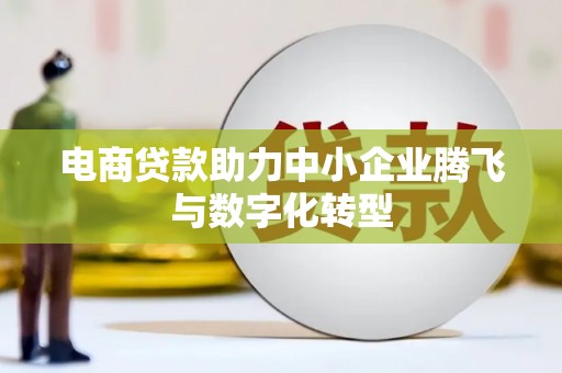 龙南电商贷款助力中小企业腾飞与数字化转型